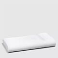 Matouk Nocturne White Twin Flat Sheet - 72x112
