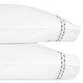 Matouk Prado Onyx Standard Pillowcase/Pair - 21x32