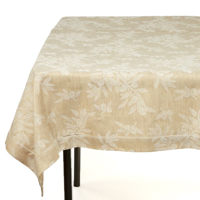 Tessitura Pardi Ulivo Mustard Tablecloth