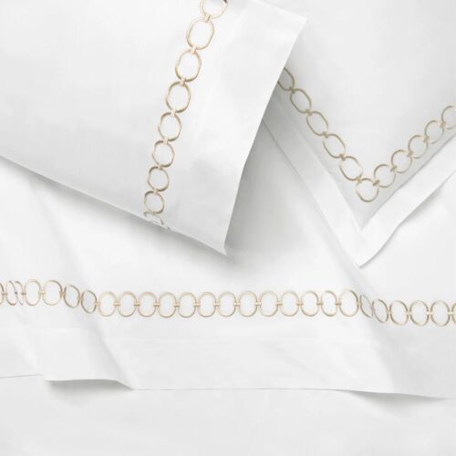 Sferra Catena White & Sand Bed Collection
