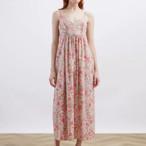      Liberty Clarabell Pink Tana Lawn Cotton Chemise Dress