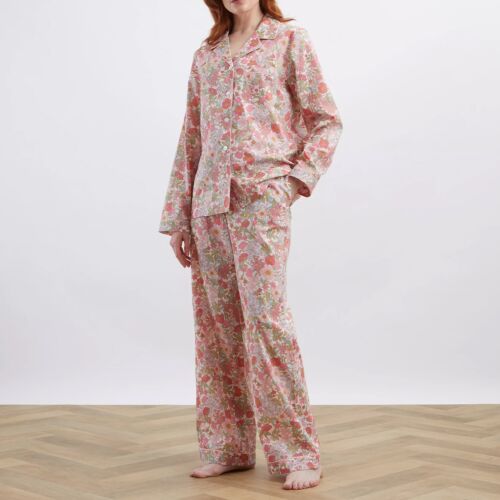      Liberty Clarabell Pink Tana Lawn Cotton Pajama Set