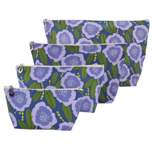 Dana Herbert Violet Camilla Cosmetic Bags