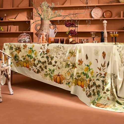 French Delices D'Automne Potiron Tablecloth