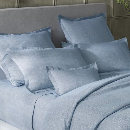 Matouk Jasper Hazy Blue Bed Collection