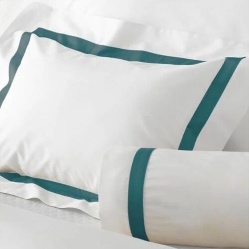 Matouk Lowell White & Deep Jade Bed Collection