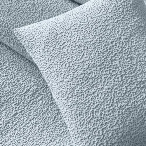 Matouk Malibu Hazy Blue Coverlet & Sham