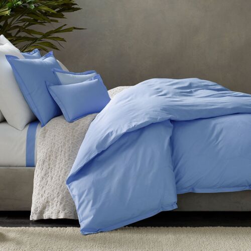 Matouk Luca Satin Stitch Azure Bed Collection