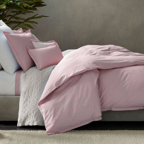 Matouk Luca Satin Stitch Blush Bed Collection