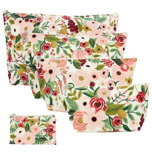 Dana Herbert Cosmetic Bags & Coin Purse Mauve Garden Party