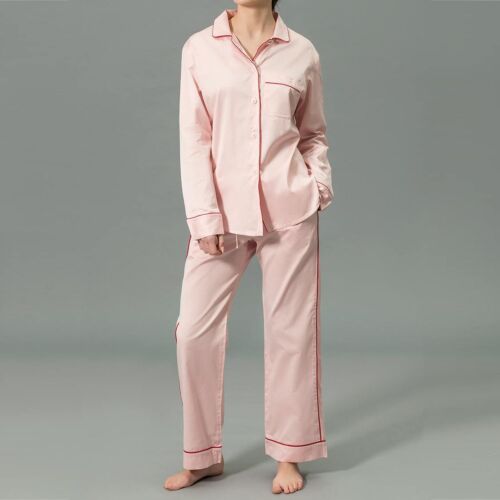  Matouk Nocturne Pink & Scarlet Pajama Set