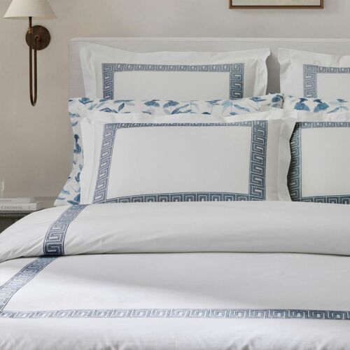 Matouk Ophelia Indigo Bed Collection