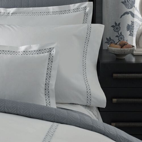 Matouk Prado Nickel Bed Collection