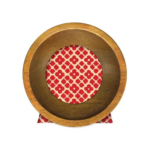   Cavallini Florentine Walnut Round Frame 3"