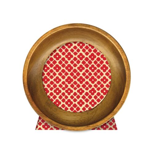   Cavallini Florentine Walnut Round Frame 4"