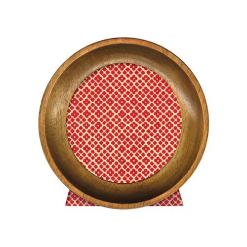   Cavallini Florentine Walnut Round Frame 5"