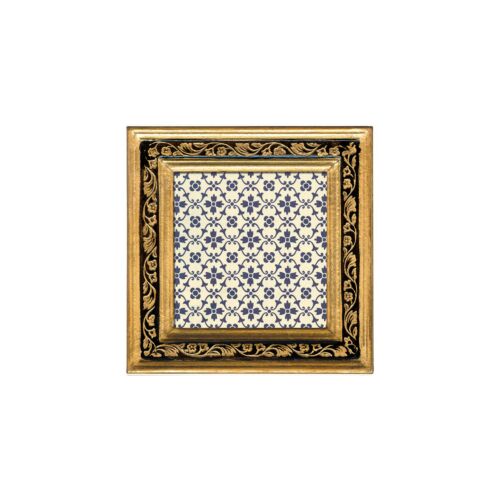   Cavallini Roma Black Frame 3x3"