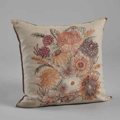 Coral & Tusk Pillow Autumn Blossoms 20"