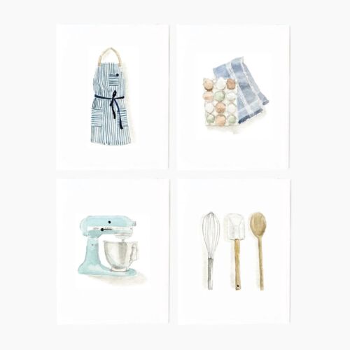   Emily Lex Baking Notecard Set/8