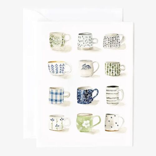  Emily Lex Mugs Notecard Set/8