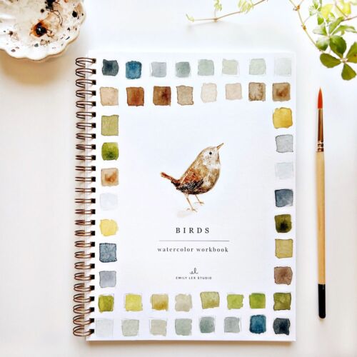    Emily Lex Watercolor Workbook Birds