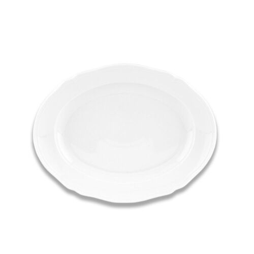  Ginori Antico Doccia Bianco Oval Platter Small