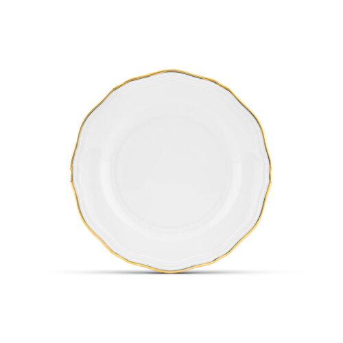  Ginori Corona Oro White & Gold Bread Plate
