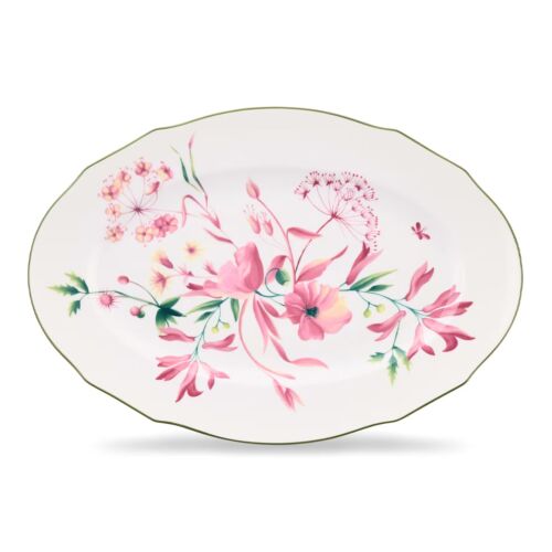  Ginori Florenza Rosa Malva Oval Platter Large