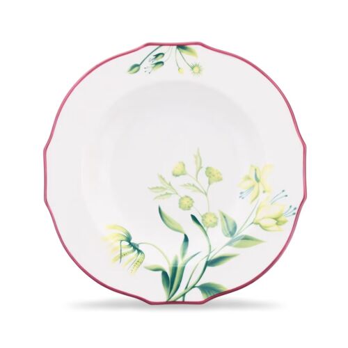  Ginori Florenza Verde Acanto Soup Plate