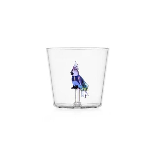   Ichendorf Glass Cockatoo Blue Tumbler