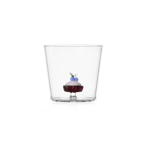   Ichendorf Glass Blueberry Cake Tumbler
