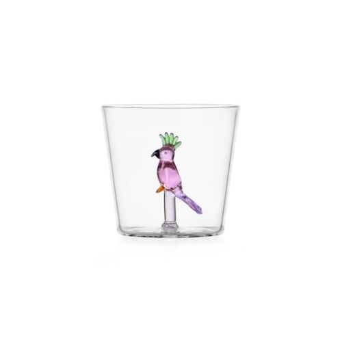   Ichendorf Glass Cockatoo Pink Tumbler