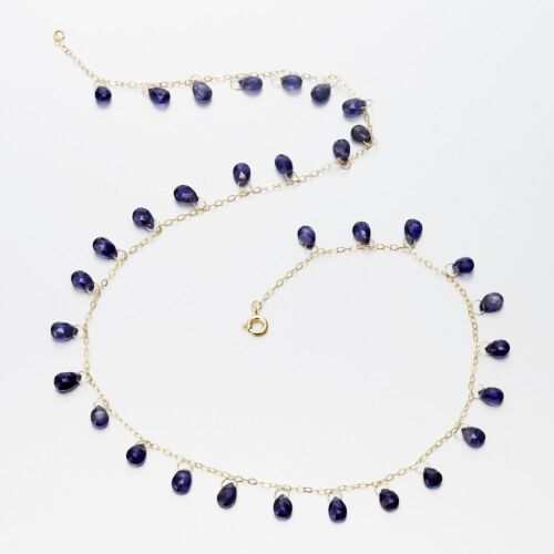 14K Iolite Necklace