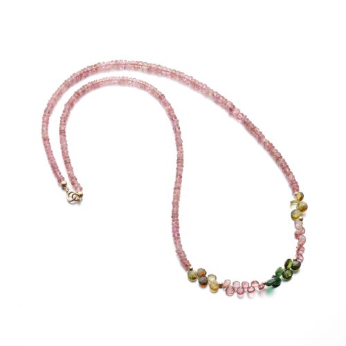 14K Tourmaline Multi Necklace