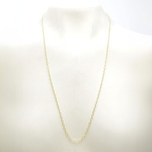 18K Gold-Dipped Streched Link Chain Necklace
