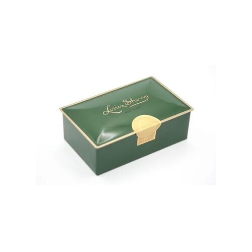 2-Piece Chocolate Truffle Forest Green Tin
