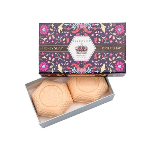  Baudelaire Royal Jelly Honey Soap 2-Bar Box