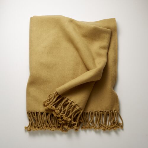 4-Ply Cashmere Throw Fall Leaf
