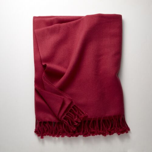 4-Ply Cashmere Throw Honeysuckle