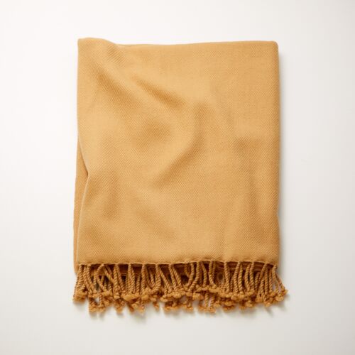 4-Ply Cashmere Throw Sand