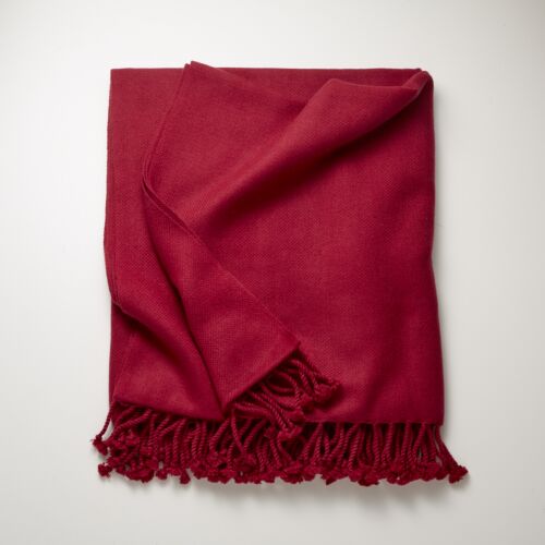 4-Ply Cashmere Throw Sangria