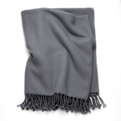 4-Ply Cashmere Throw Wild Dove