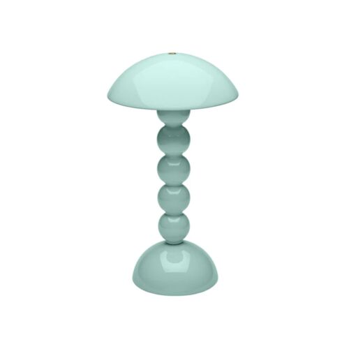 Addison Ross Bobbin Rechargeable LED Lamp Eau De Nil