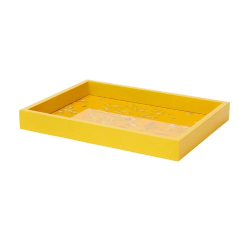 Addison Ross Chinoiserie Tray Yellow Small