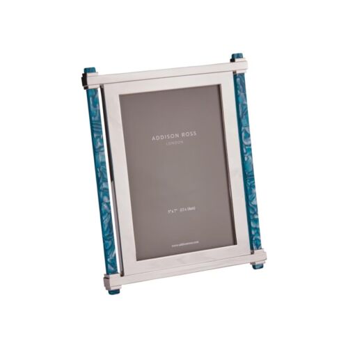 Addison Ross Emerald Acrylic & Silver Frame 5x7"