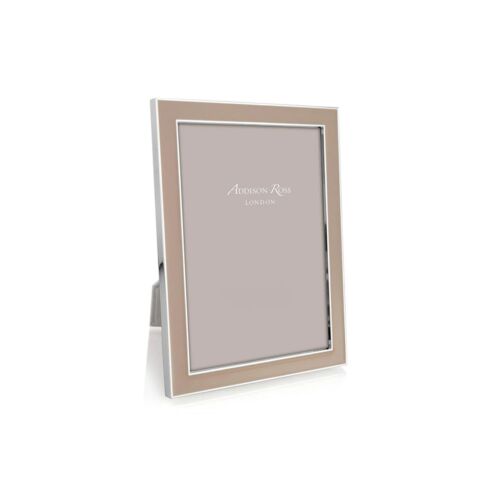 Addison Ross Enamel & Silver Cappuccino Frame 4x6"