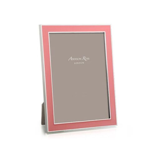 Addison Ross Enamel & Silver Coral Frame 5x7"