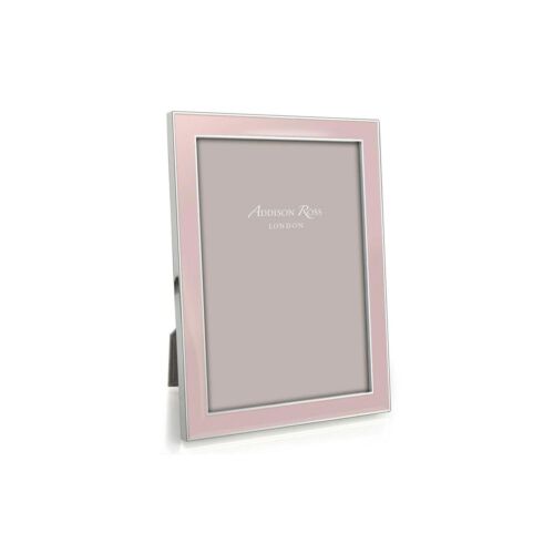 Addison Ross Enamel & Silver Light Pink Frame 4x6"