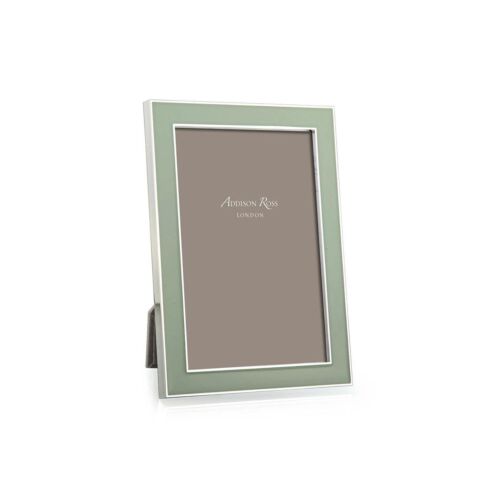 Addison Ross Enamel & Silver Sage Frame 4x6"