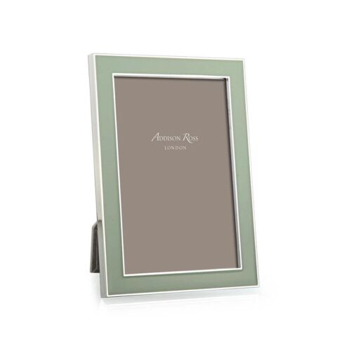 Addison Ross Enamel & Silver Sage Frame 5x7"